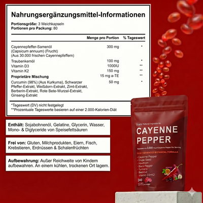 Mer Softgel al pepe di Cayenna